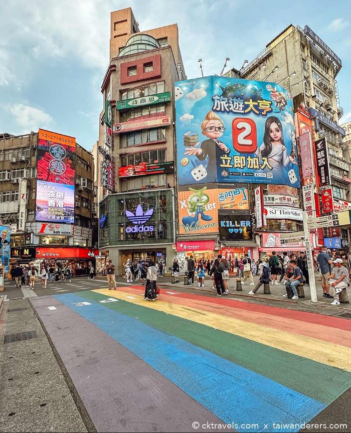 Ximending là một trong những khu phố nổi tiếng và thú vị nhất ở Đài Bắc