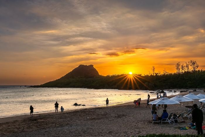Ngắm trọn vẹn hoàng hôn trên biển Kenting Đài Loan cực kỳ đẹp