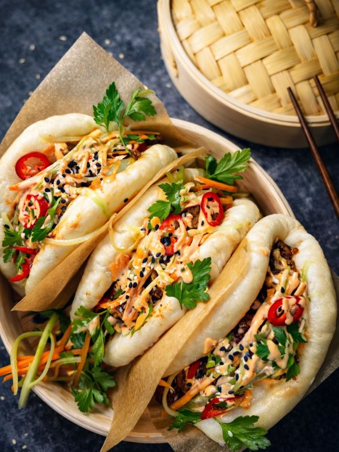 Món bánh bao kẹp thịt đậm đà, hấp dẫn thực khách ở Đài Bắc