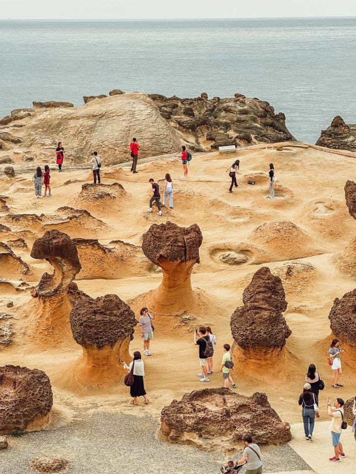 Là 1 phần tuyệt đẹp của bờ biển phía Bắc Đài Loan - Yehliu Geopark