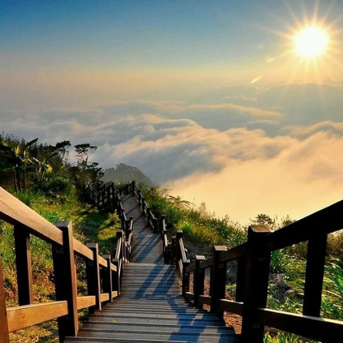 Cung đường leo lên núi Yushan khung cảnh tuyệt đẹp
