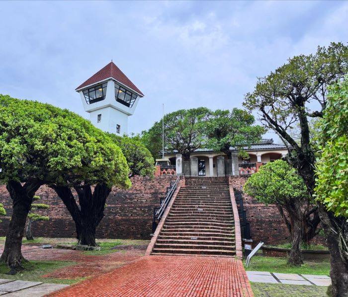 Phía trước của pháo đài An Bình Đài Loan